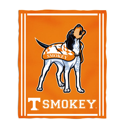 Tennessee Vols Kids Game Day Orange Plush Soft Minky Blanket 36 x 48 Mascot