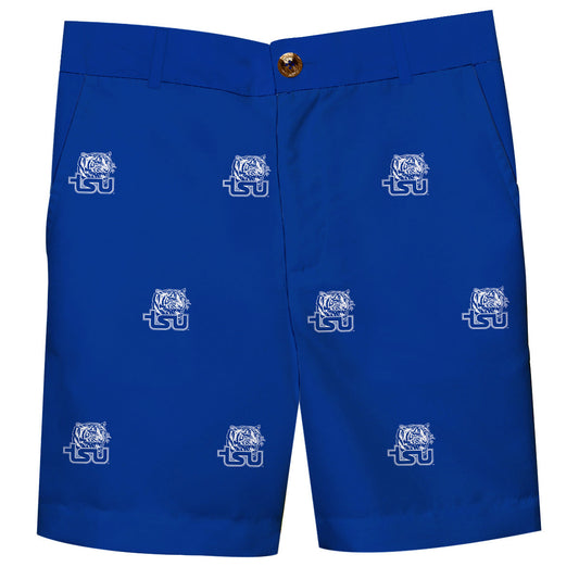 Tennessee State Tigers Boys Game Day Blue Structured Shorts