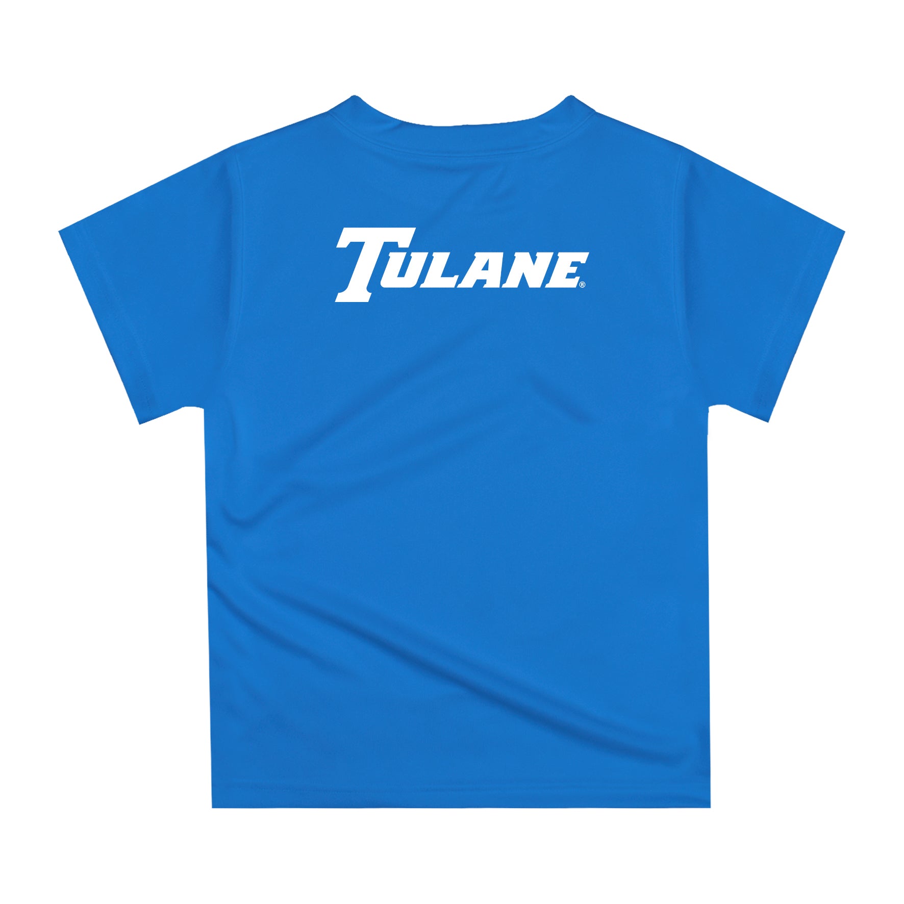 Tulane Green Wave Original Dripping Football Helmet Light Blue T-Shirt by Vive La Fete