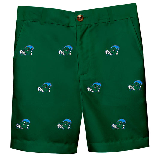 Tulane Green Wave Boys Game Day Green Structured Shorts