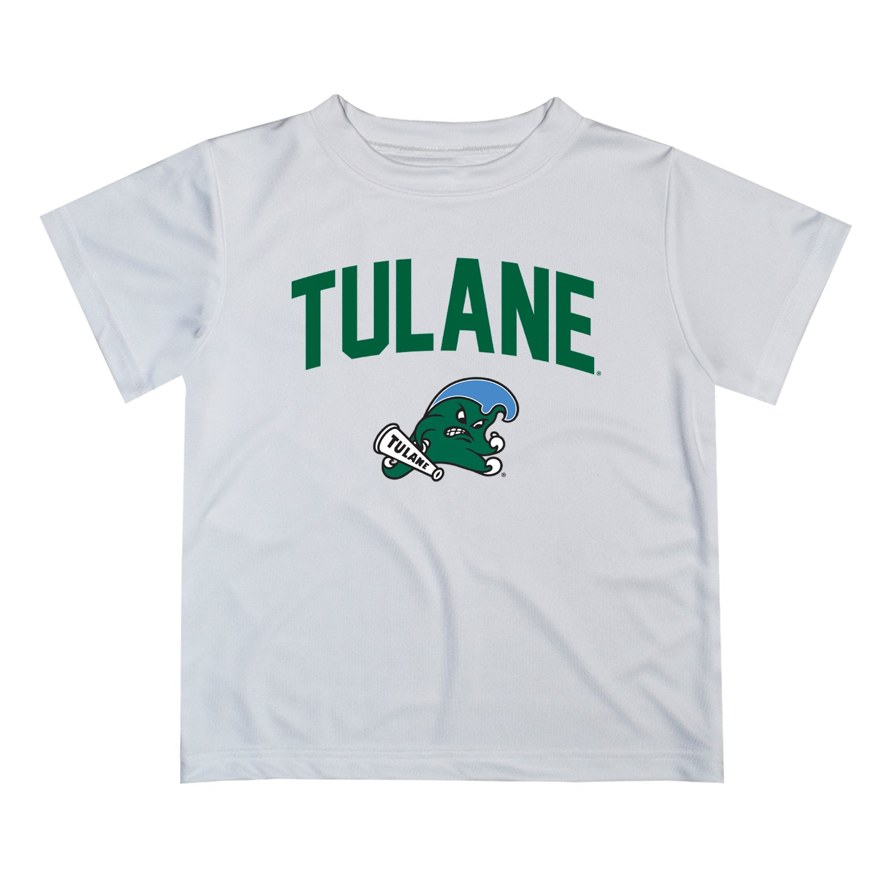 Tulane Green Wave Vive La Fete Boys Game Day V2 White Short Sleeve Tee Shirt
