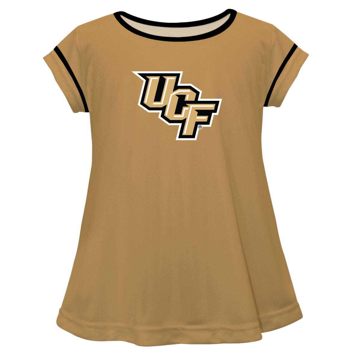 Central Florida Solid Gold Girls Laurie Top Short Sleeve by Vive La Fete