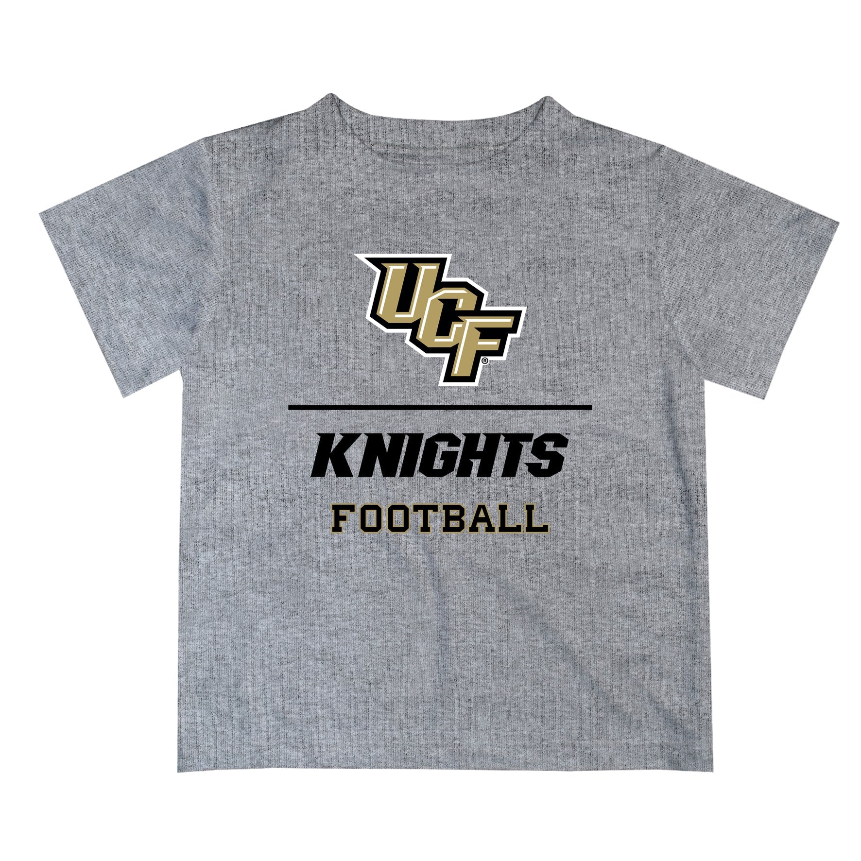 UCF Knights Vive La Fete Football V1 Gray Short Sleeve Tee Shirt