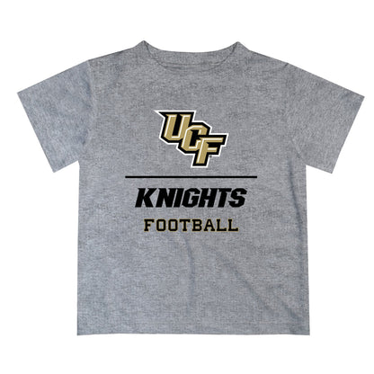 UCF Knights Vive La Fete Football V1 Gray Short Sleeve Tee Shirt