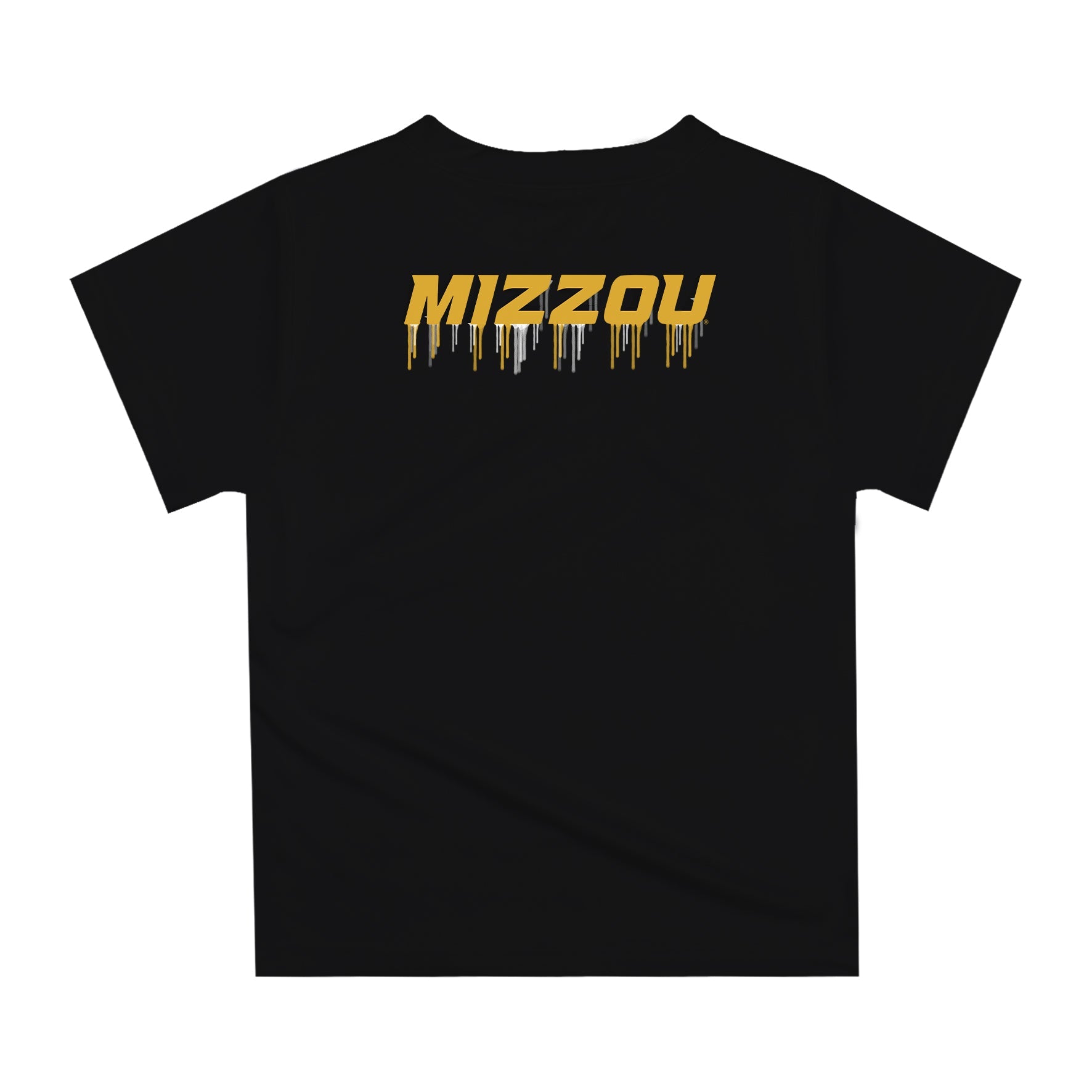 Missouri Tigers MU Original Dripping Football Helmet Black T-Shirt by Vive La Fete