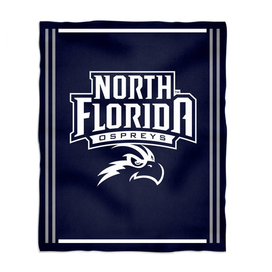 North Florida Ospreys Kids Game Day Blue Plush Soft Minky Blanket 36 x 48 Mascot