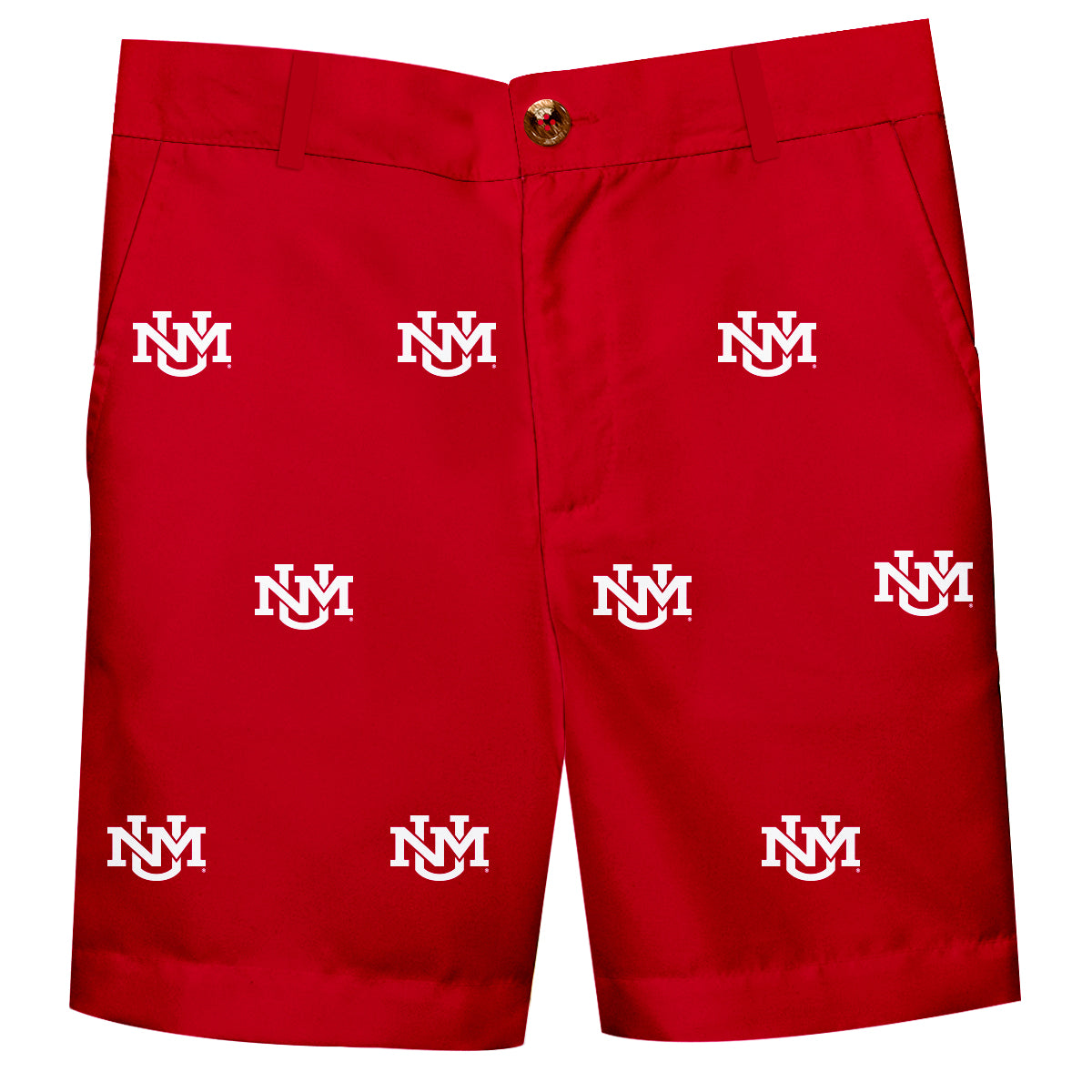 New Mexico Lobos Boys Game Day Red Structured Shorts