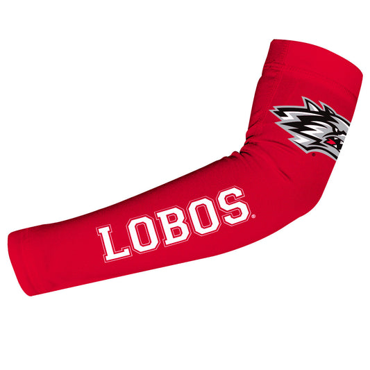 New Mexico Lobos Vive La Fete Toddler Youth Women Game Day Solid Arm Sleeve Pair Primary Logo and Mascot