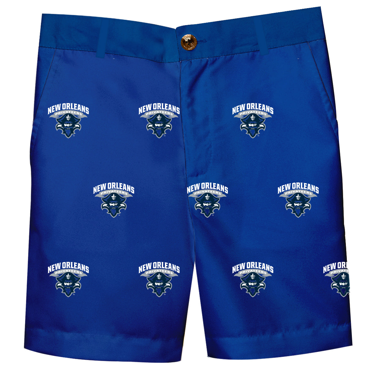 New Orleans Privateers UNO Boys Game Day Blue Structured Shorts
