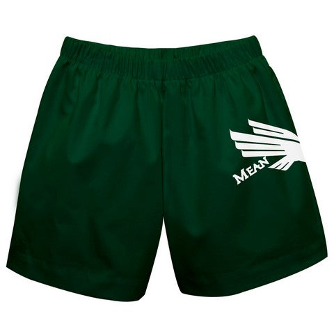 North Texas Boys Solid Green Pull On Shorts