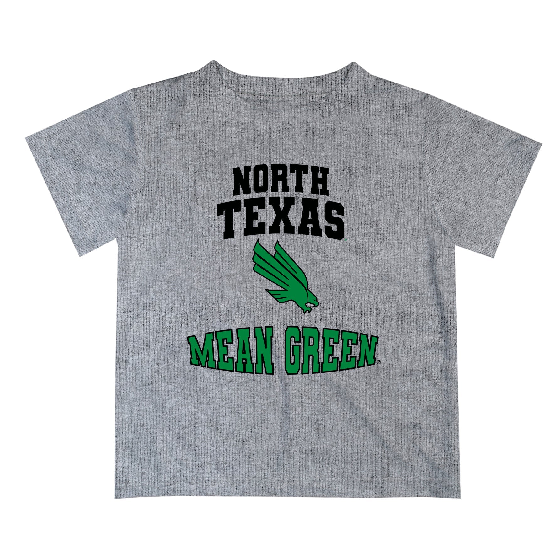 North Texas Mean Green Vive La Fete Boys Game Day V3 Heather Gray Short Sleeve Tee Shirt