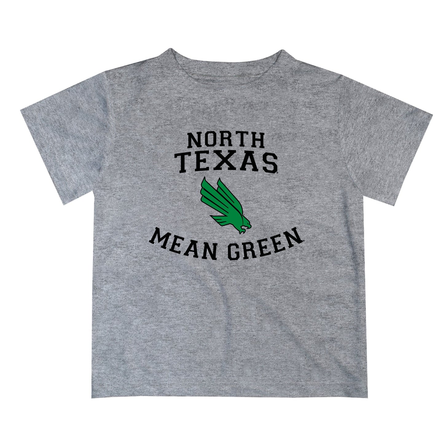 North Texas Mean Green Vive La Fete Boys Game Day V1 Heather Gray Short Sleeve Tee Shirt