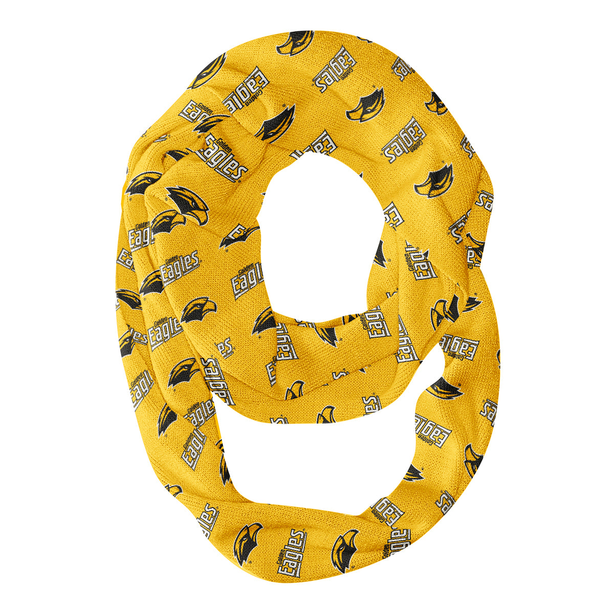 Southern Mississippi Print Gold Infinity Scarf - Vive La FÃªte - Online Apparel Store