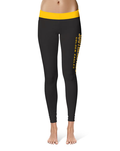 Southern Mississippi Yellow Waist Black Leggings