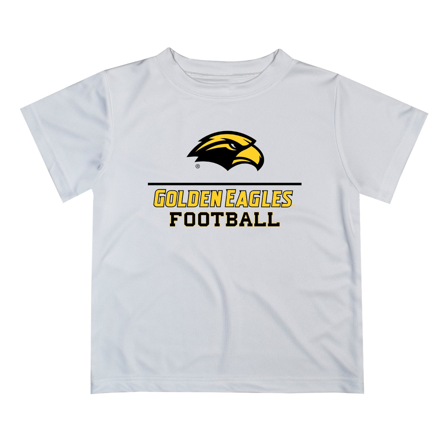 Southern Miss Golden Eagles Vive La Fete Football V1 White Short Sleeve Tee Shirt