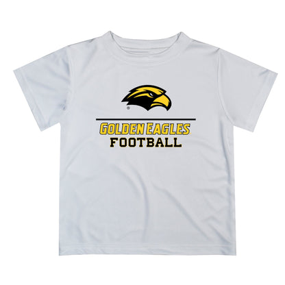 Southern Miss Golden Eagles Vive La Fete Football V1 White Short Sleeve Tee Shirt