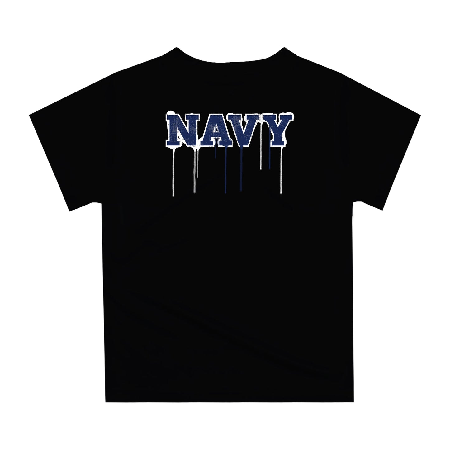 Naval Academy Midshipmen Original Dripping Football Helmet Black T-Shirt by Vive La Fete