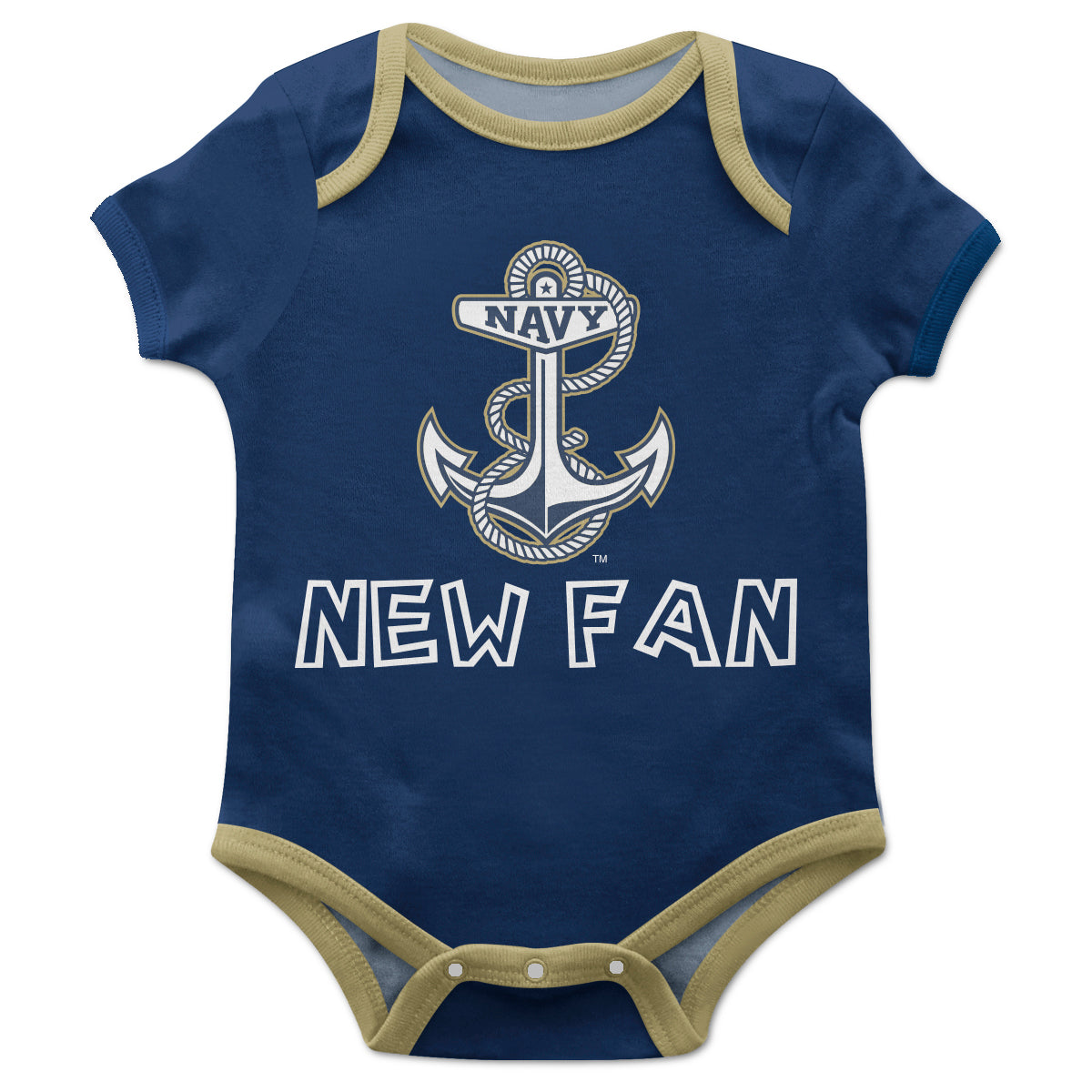 United State Naval Academy Solid Navy New Fan Boys One Piece Jumpsuit by Vive La Fete