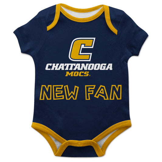 Tennessee Chattanooga Mocs Infant Blue Short Sleeve One Piece Jumpsuit by Vive La Fete