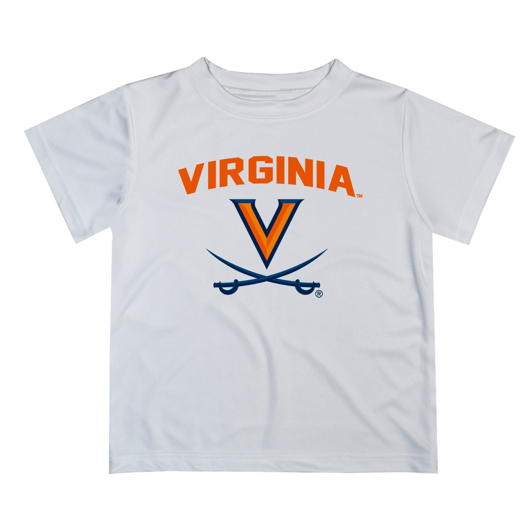 Virginia Cavaliers UVA Vive La Fete Boys Game Day V2 White Short Sleeve Tee Shirt