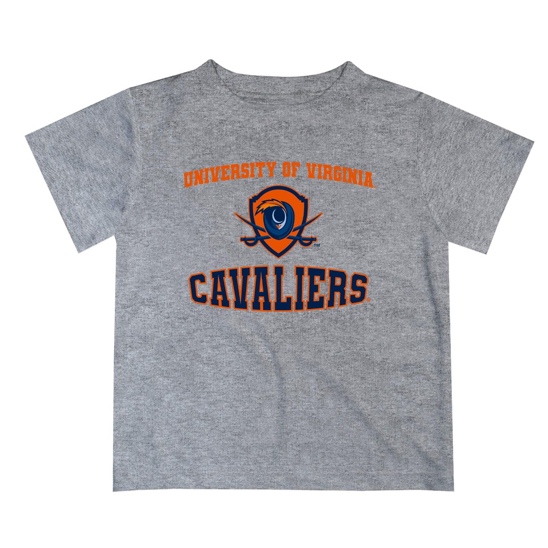 Virginia Cavaliers UVA Vive La Fete Boys Game Day V3 Gray Short Sleeve Tee Shirt