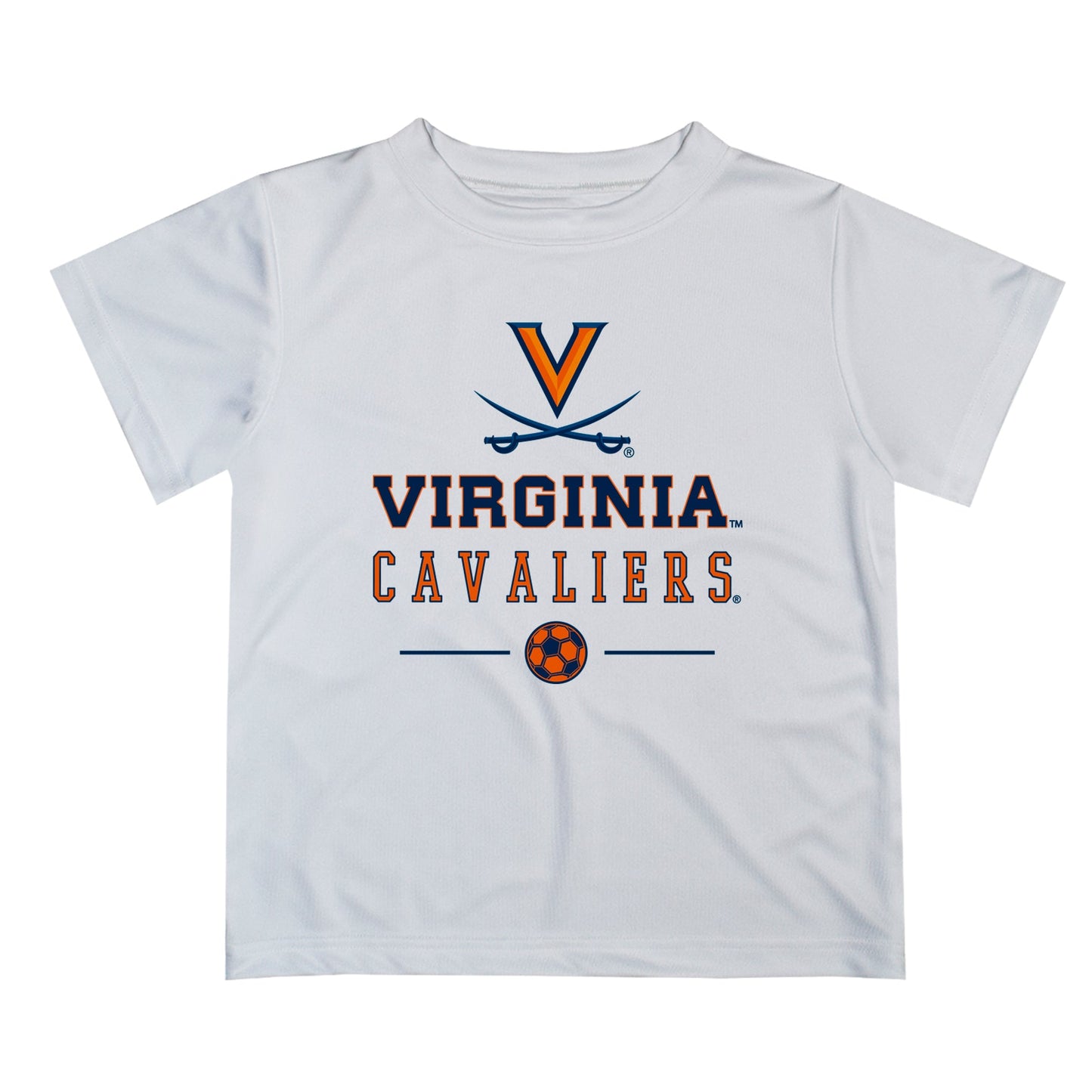 Virginia Cavaliers UVA Vive La Fete Soccer V1 White Short Sleeve Tee Shirt