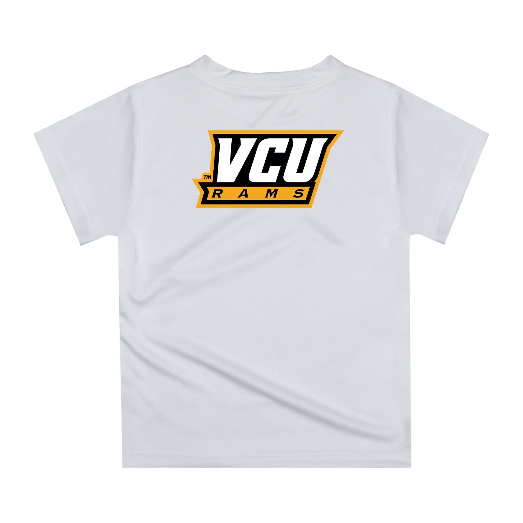 VCU Rams Virginia Commonwealth U Original Dripping Basketball White T-Shirt for Boys by Vive La Fete