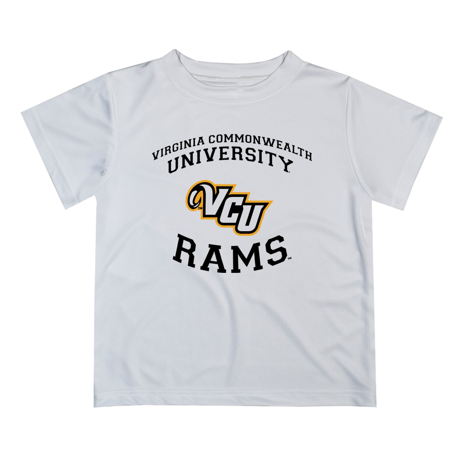 VCU Rams Virginia Commonwealth U Vive La Fete Boys Game Day V1 White Short Sleeve Tee Shirt