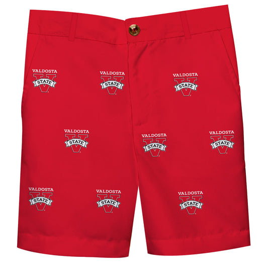 Valdosta Blazers Boys Game Day Red Structured Shorts