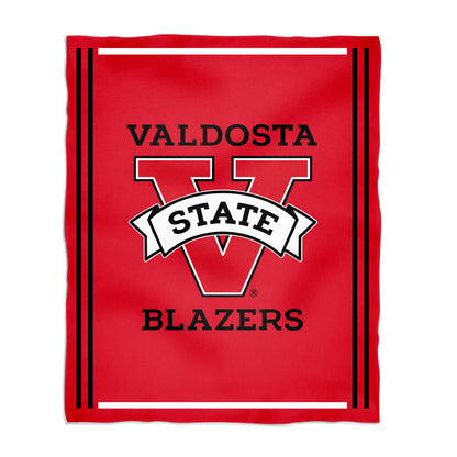 Valdosta Blazers Kids Game Day Red Plush Soft Minky Blanket 36 x 48 Mascot