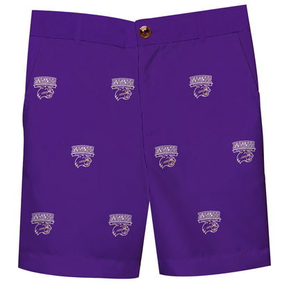 Western Carolina Catamounts Boys Game Day Purple Structured Shorts