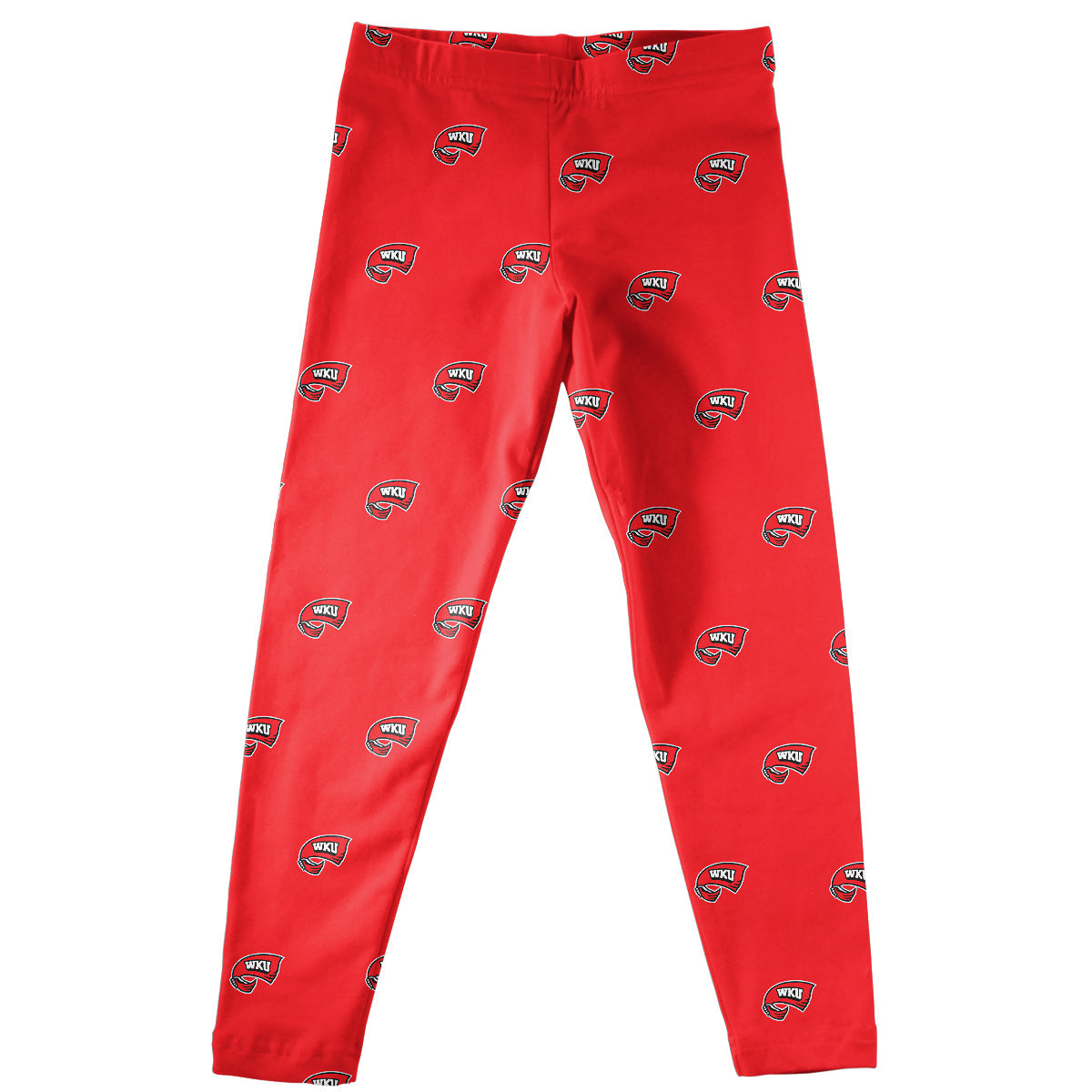 Western Kentucky Print Red Leggings