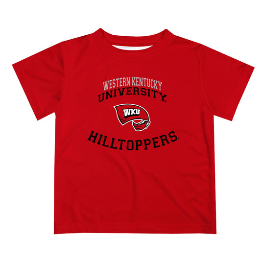 Western Kentucky Hilltoppers Vive La Fete Boys Game Day V1 Red Short Sleeve Tee Shirt