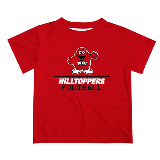 Western Kentucky Hilltoppers Vive La Fete Football V1 Red Short Sleeve Tee Shirt