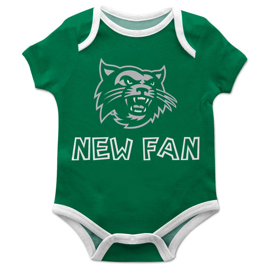 Northwest Missouri Bearcats Infant Game Day Green Short Sleeve One Piece Jumpsuit by Vive La Fete