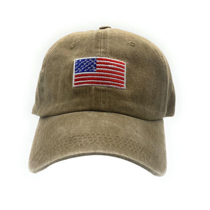 Empire Cove Washed USA Flag Cotton Baseball Dad Caps Patriotic Hats Vintage