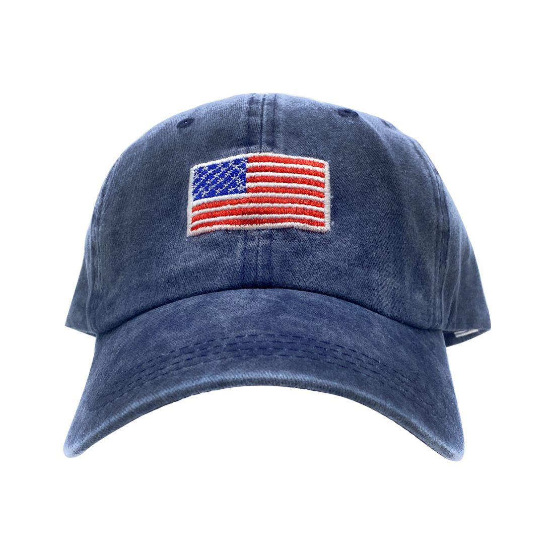Empire Cove Washed USA Flag Cotton Baseball Dad Caps Patriotic Hats Vintage