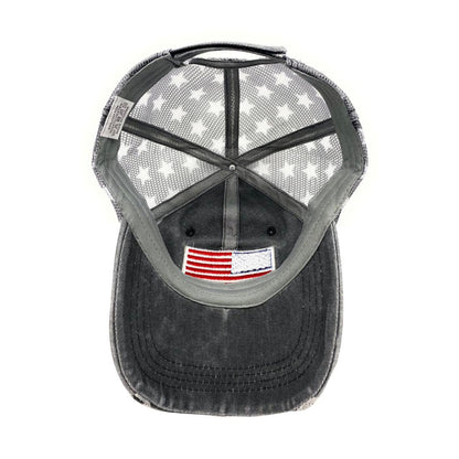 Empire Cove Distressed Washed USA Flag Stars Baseball Trucker Caps Patriotic Hat