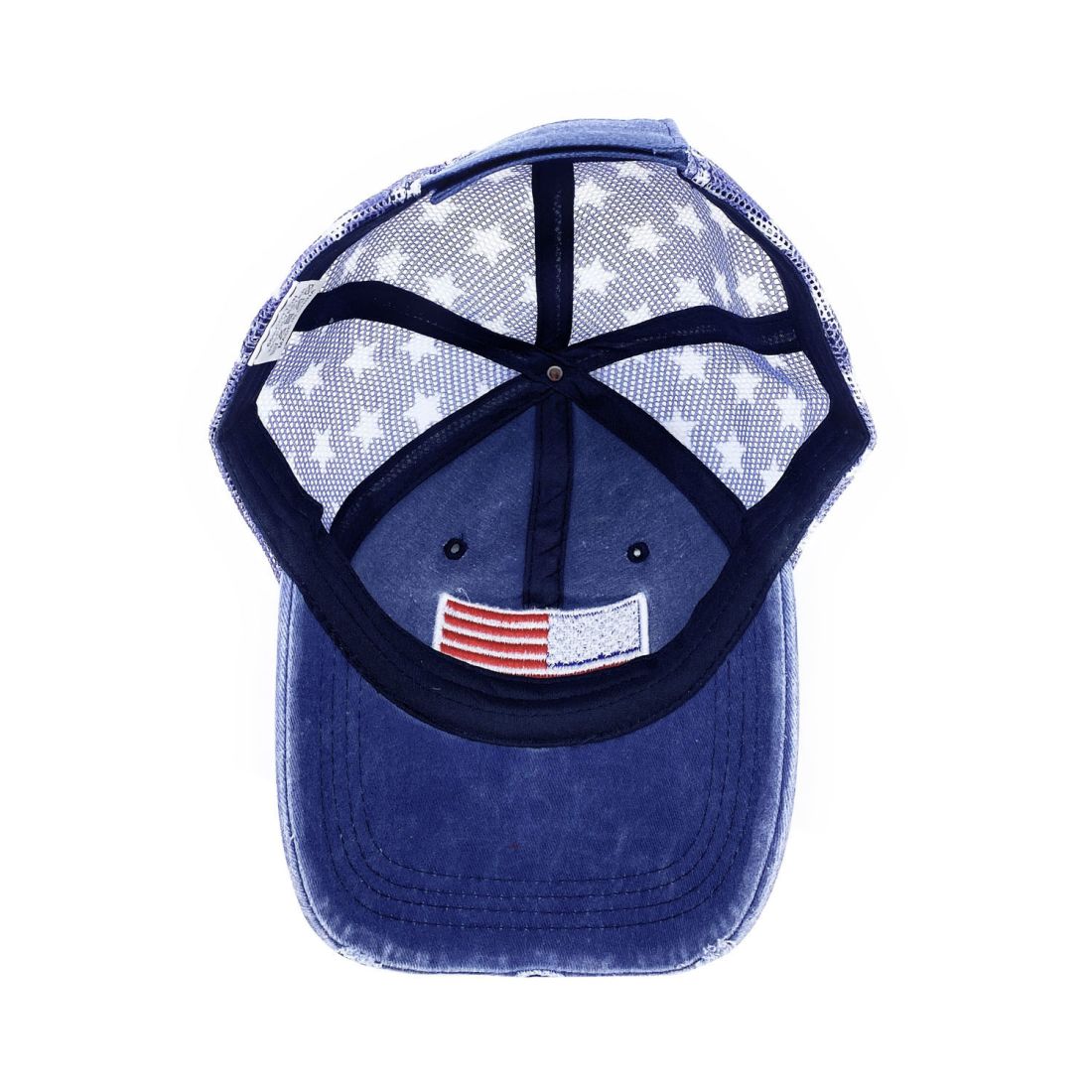 Empire Cove Distressed Washed USA Flag Stars Baseball Trucker Caps Patriotic Hat