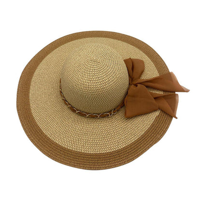 Empire Cove Womens Wide Brim Straw Hat Floppy Sun Hat Panama Fedora Summer