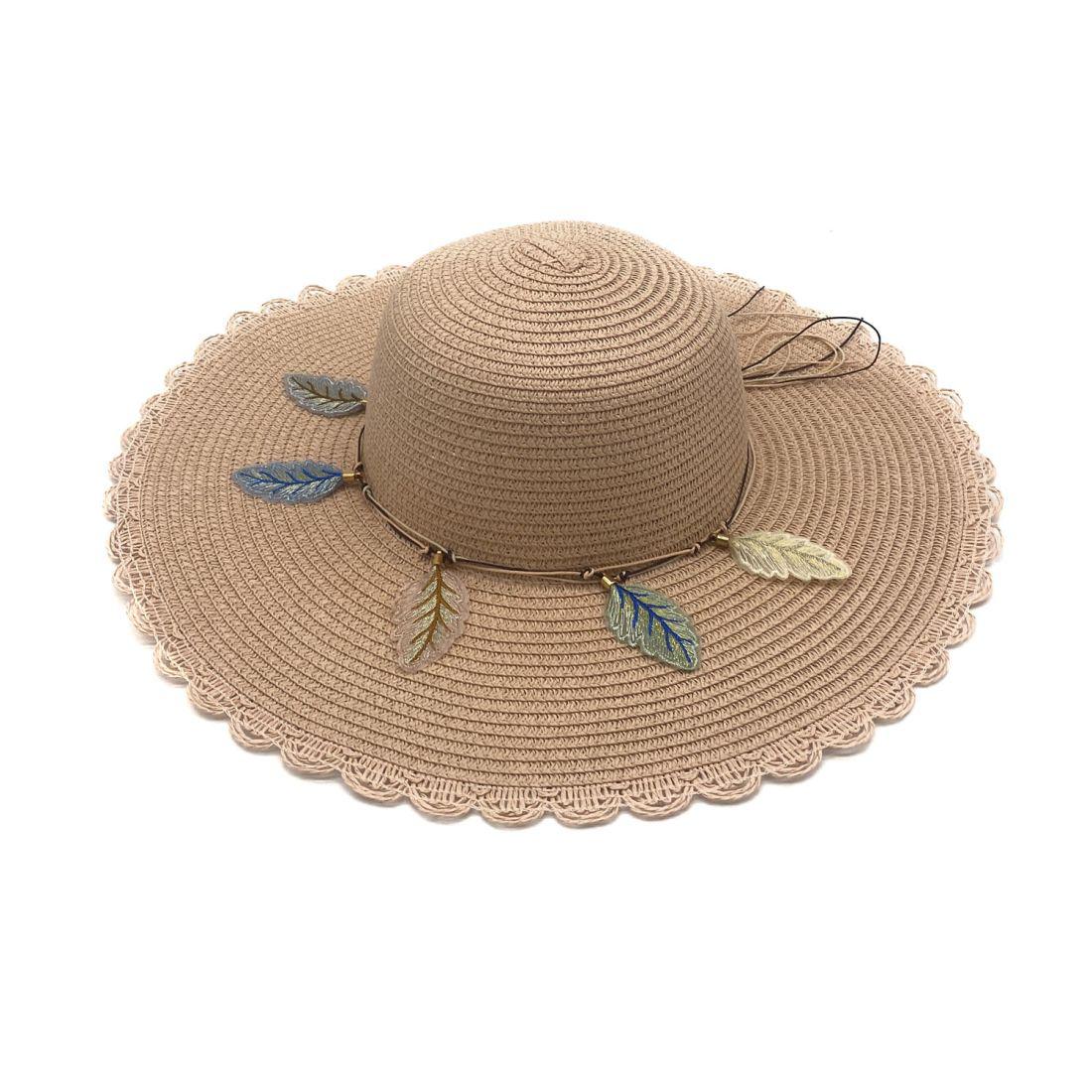 Empire Cove Womens Wide Brim Straw Hat Floppy Sun Hat Panama Fedora Summer