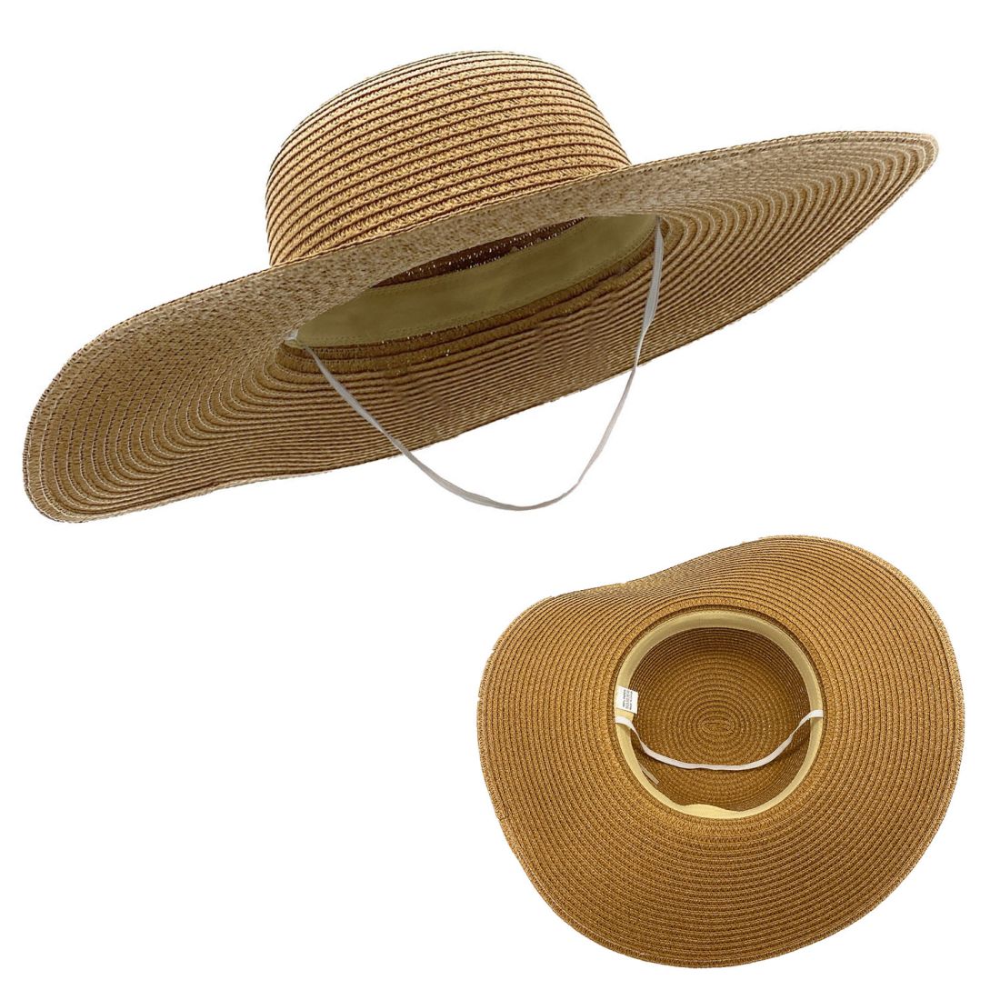 Empire Cove Womens Wide Brim Straw Hat Floppy Sun Hat Panama Fedora Summer