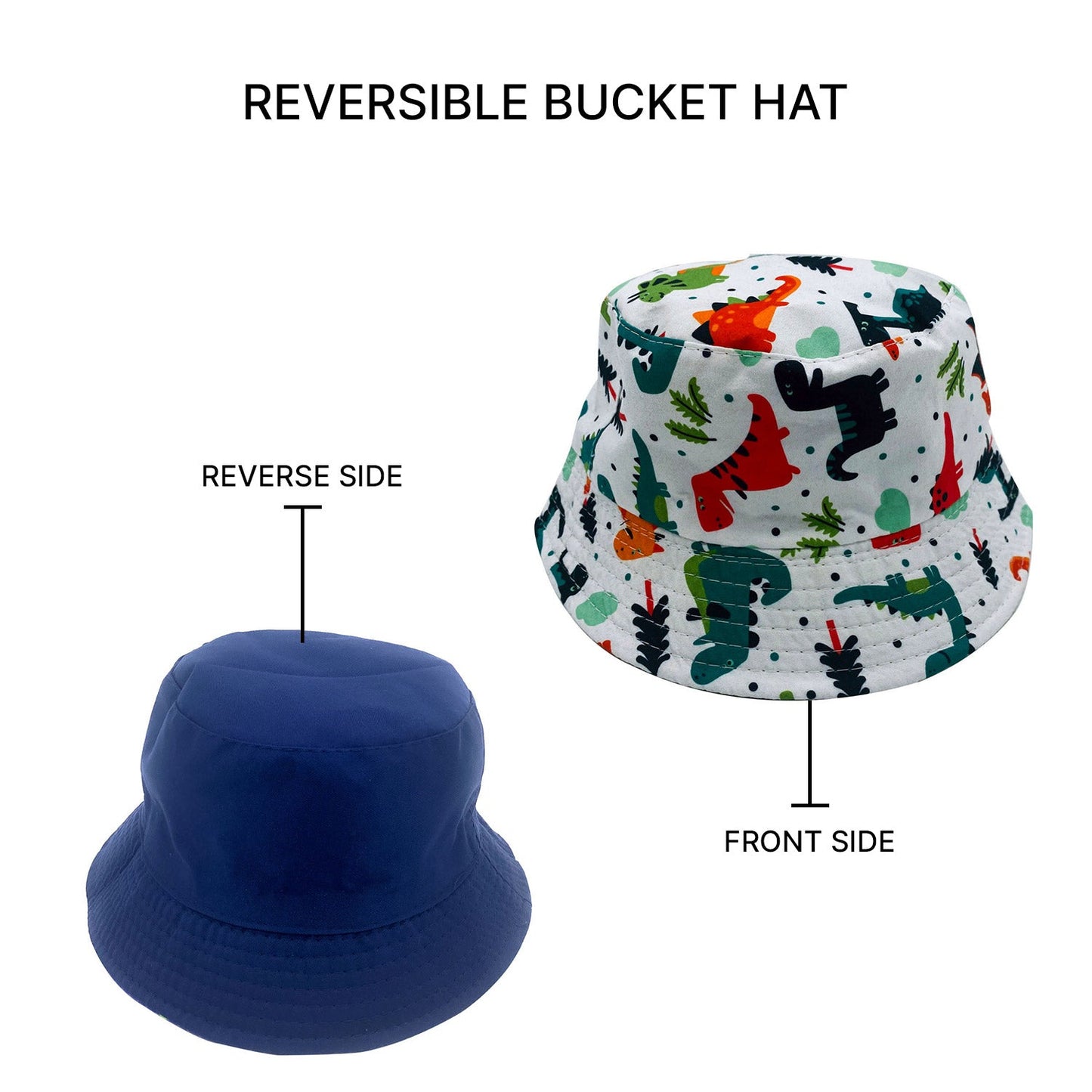 Empire Cove Kids Fun Prints Bucket Hat Fisherman Cap Girls Boys Summer Beach-Casaba Shop