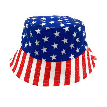 Empire Cove USA American Flag Patriotic Bucket Hat Fisherman Cap Women Men
