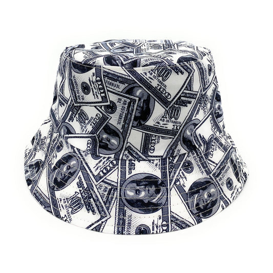 Mouseover Image, Empire Cove 100 Dollar Bill Money Bucket Hat Reversible Fisherman Cap Women Men-Casaba Shop