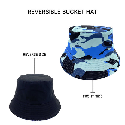 Empire Cove Camo Camouflage Print Bucket Hat Reversible Military Fisherman Cap-Casaba Shop