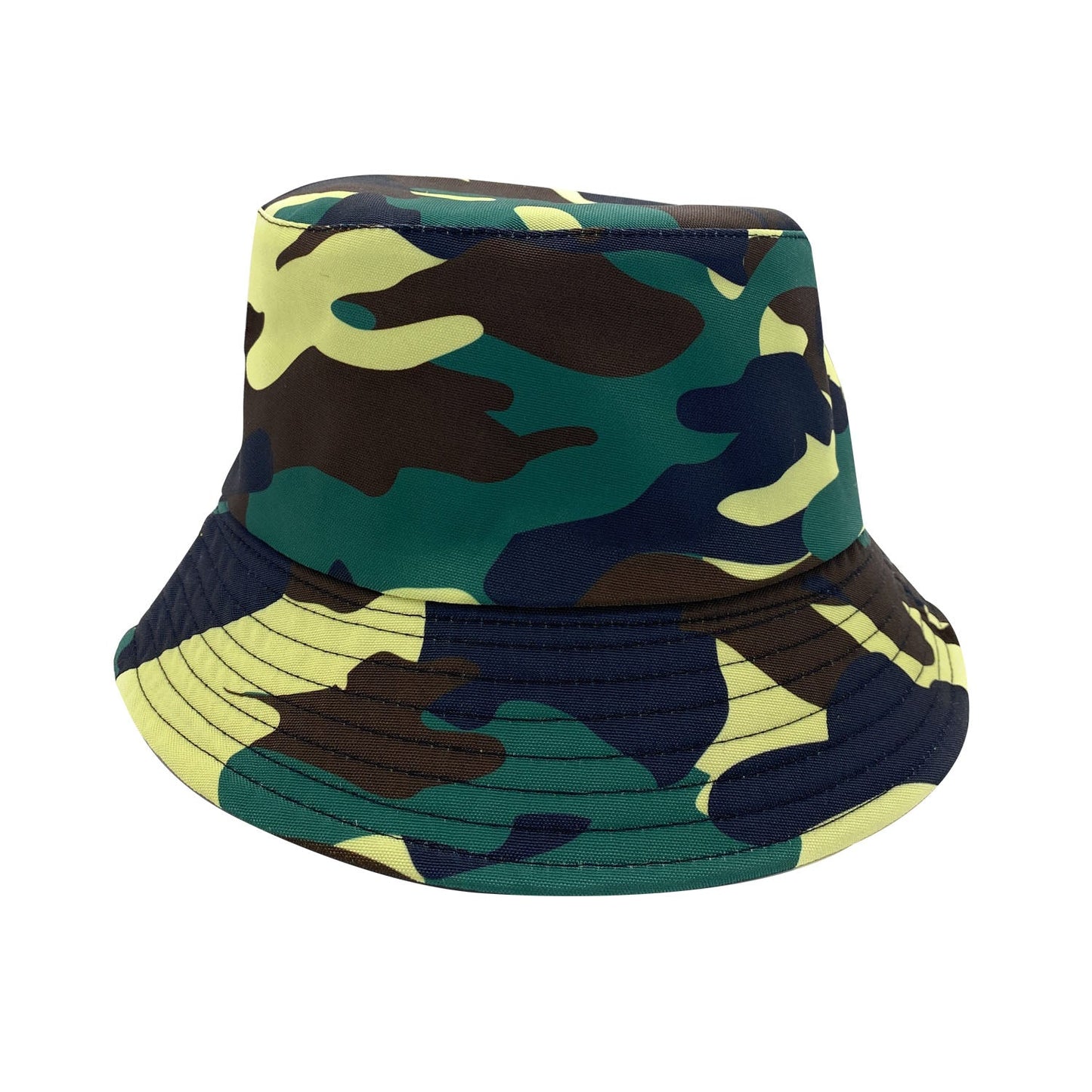 Empire Cove Camo Camouflage Print Bucket Hat Reversible Military Fisherman Cap