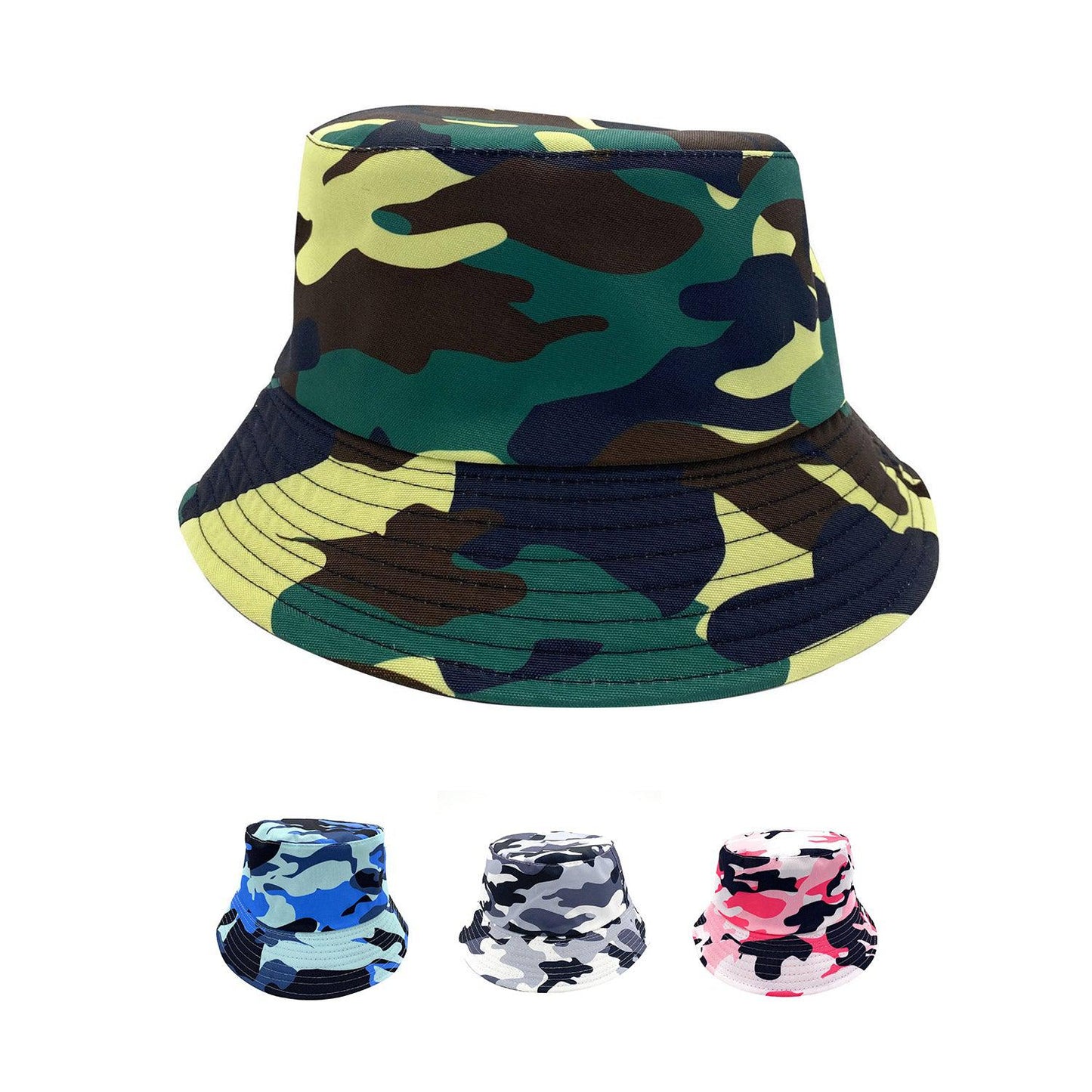 Empire Cove Camo Camouflage Print Bucket Hat Reversible Military Fisherman Cap-Casaba Shop