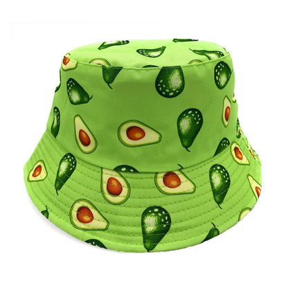 Empire Cove Fruit Designs Bucket Hat Reversible Fisherman Cap Women Men Summer