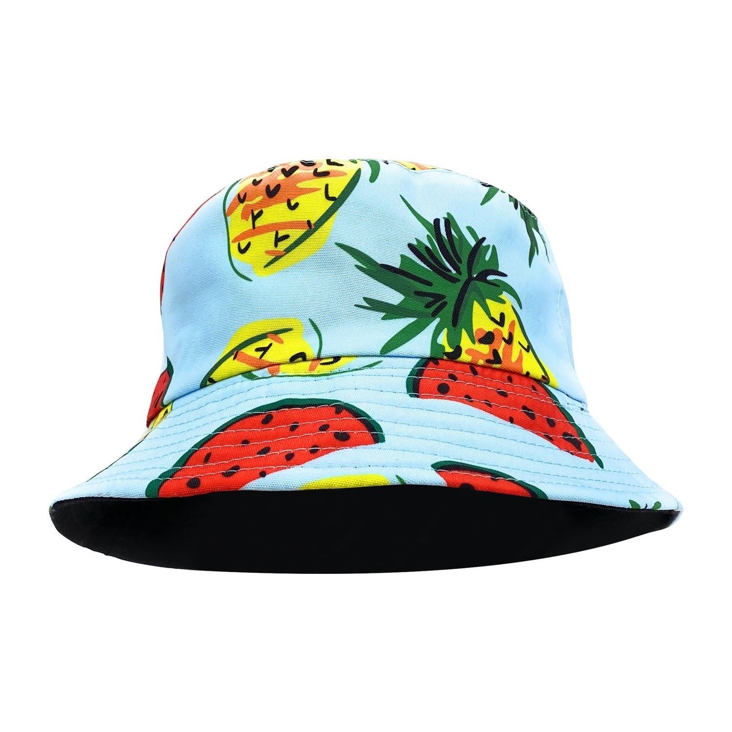 Empire Cove Fruit Designs Bucket Hat Reversible Fisherman Cap Women Men Summer-Casaba Shop